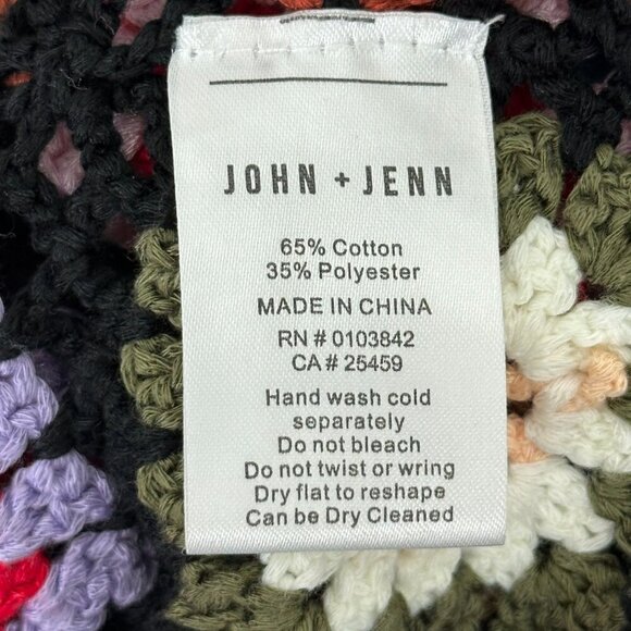 John & Jenn Navid Crochet Granny Square Crop Tank Top - Picture 7 of 9